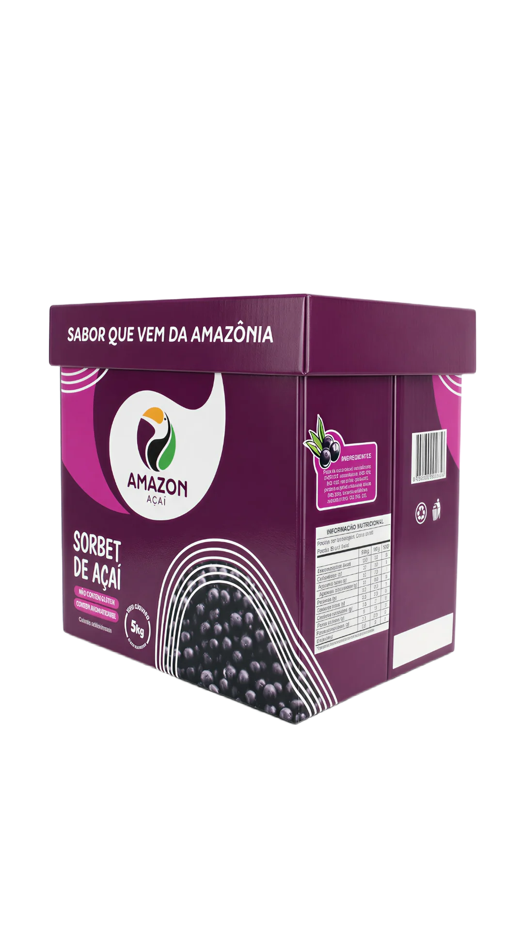 Caixa de açaí Amazon 10kg, produto participante da promoção